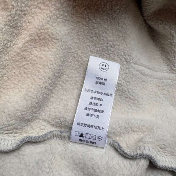 NWOT Drew House Gray Scribble Hoodie Sweatshirt, Medium - Picture 9 of 9